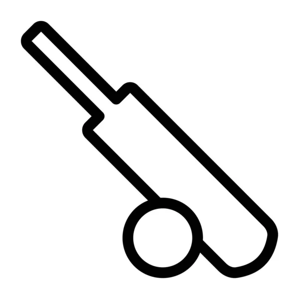 Cricket Icono Web Diseño Simple — Vector de stock