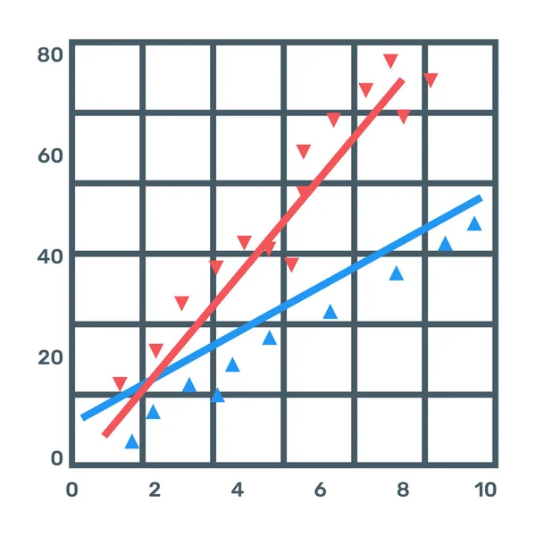 Wektor Ilustracja Współczesny Diagram — Wektor stockowy