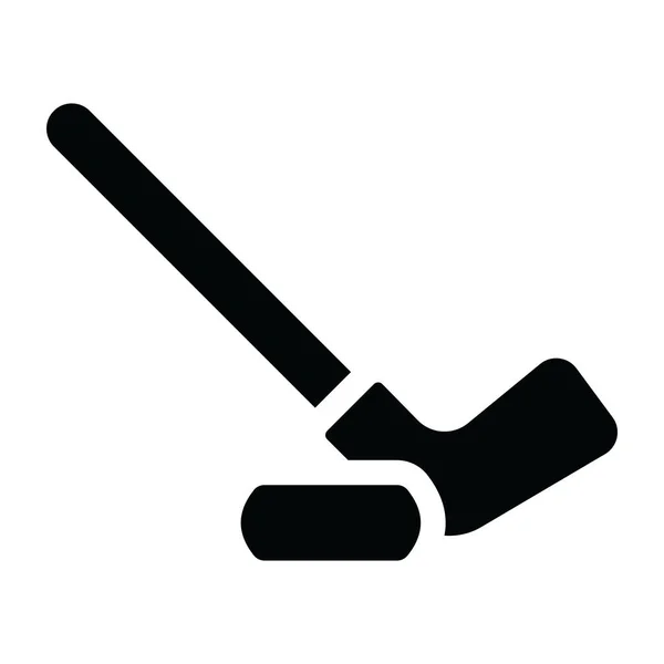 Hockey Sport Vector Icon — Stock Vector