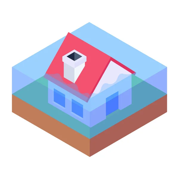 Haus Web Symbol Einfache Illustration — Stockvektor