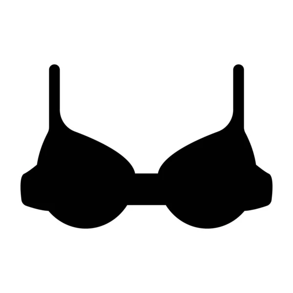 Ícone Sutiã Ilustração Simples Ícones Vetoriais Lingerie Para Web — Vetor de Stock