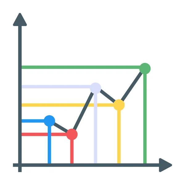 Affärsplan Med Diagram Och Pil — Stock vektor