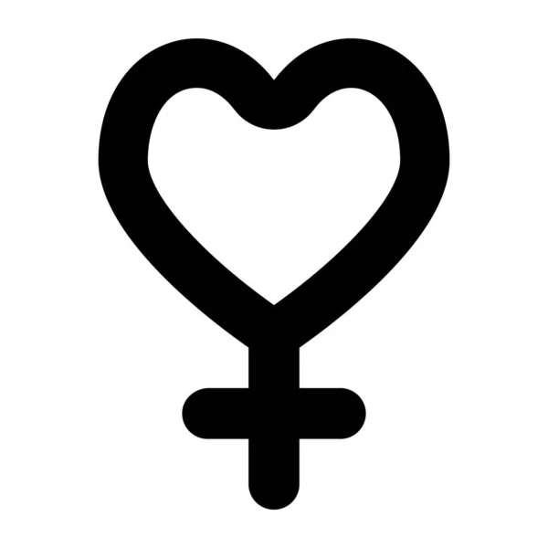 Σύμβολο Φύλου Απλή Απεικόνιση — Διανυσματικό Αρχείο