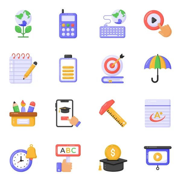 Vector Illustration Business Finance Icon Set — Stock Vector