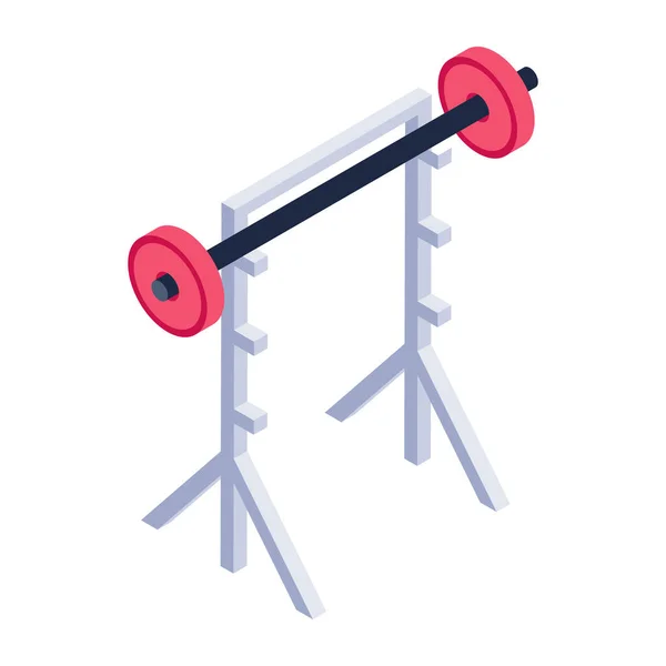 Ilustración Vectorial Equipo Gimnasio Dibujos Animados — Vector de stock