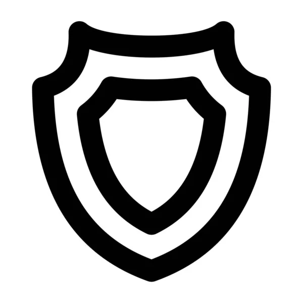 Seguridad Icono Web Ilustración Simple — Archivo Imágenes Vectoriales