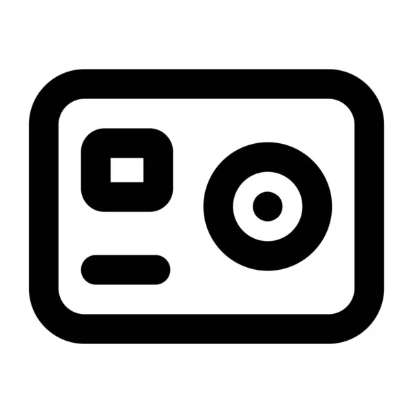 Videokamera Symbol Vektorillustration — Stockvektor