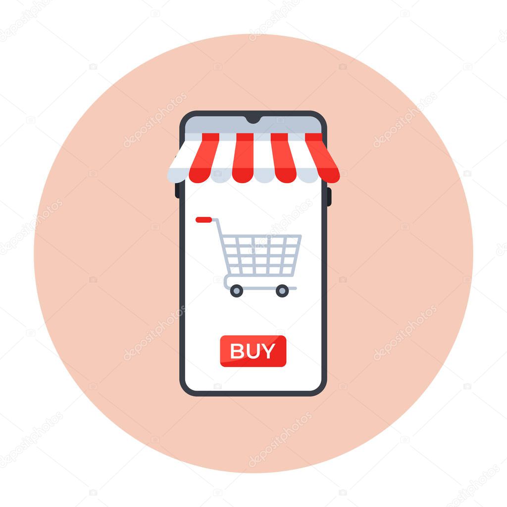 shopping cart icon. vector illustration