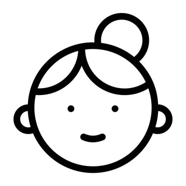 Bebeğim. Web simgesi basit tasarım