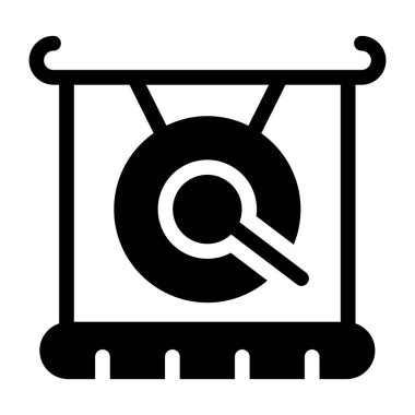 seo düz vektör simgesi