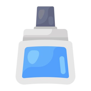 Kremalı şişe, vektör illüstrasyonu