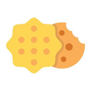 Ekmek. Web simgesi basit illüstrasyon