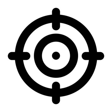 Hedef. Web simgesi basit illüstrasyon