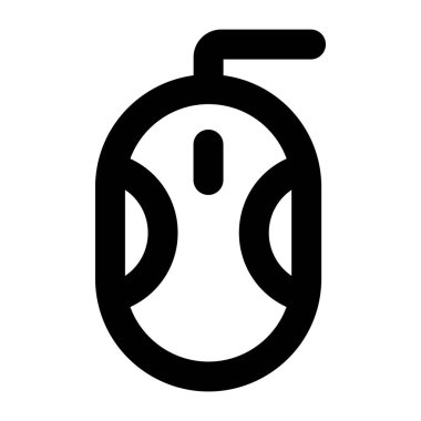 fare düz vektör simgesi