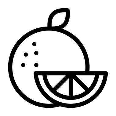 lemon. Web simgesi basit illüstrasyon