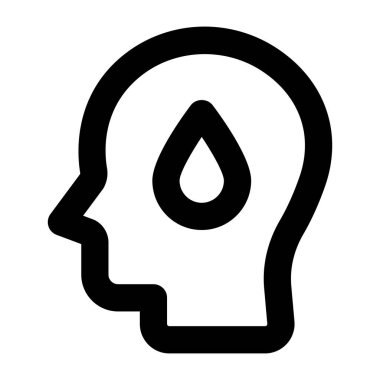 Yüzü olan bir adamın vektör çizimi