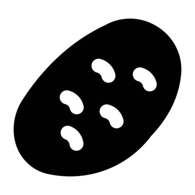 Yemek. Web simgesi basit illüstrasyon