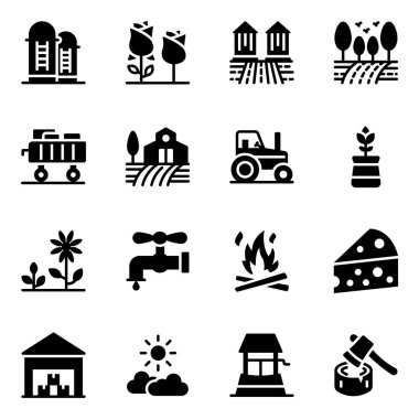 Modern b 'nin vektör illüstrasyonu simge kümesi