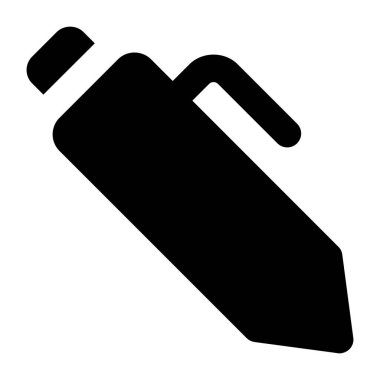 Kalem. Web simgesi basit illüstrasyon