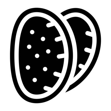 Bir dilim limon. Basit resimleme