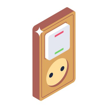 Cep telefonu ikonlu akıllı telefon. vektör illüstrasyonu