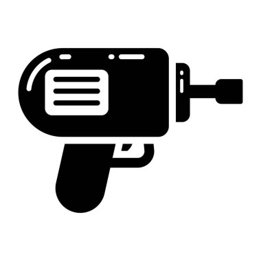 CCTV kamera simgesinin siyah ve beyaz vektör illüstrasyonu