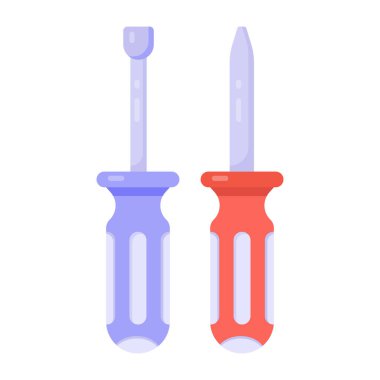 tornavida simgesi. Beyaz arkaplanda izole edilmiş web tasarımı için vektör simgelerinin izometriği