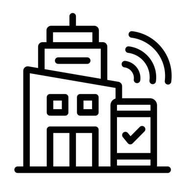 iş ve finans satırı vektör simgesi.