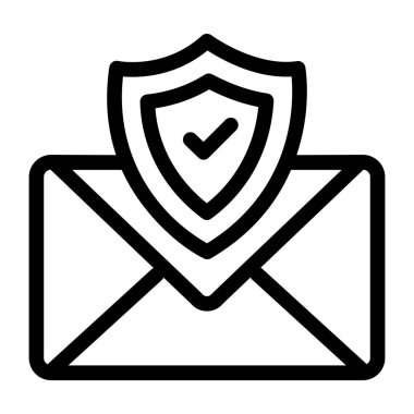 Mektup. Web simgesi basit tasarım