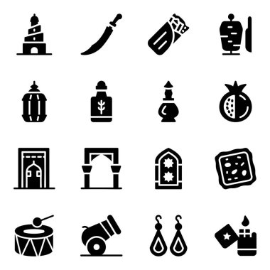 Petrol ve gaz ikonunun vektör çizimi. ağ için temizlik ve ev malzemesi sembolü koleksiyonu.