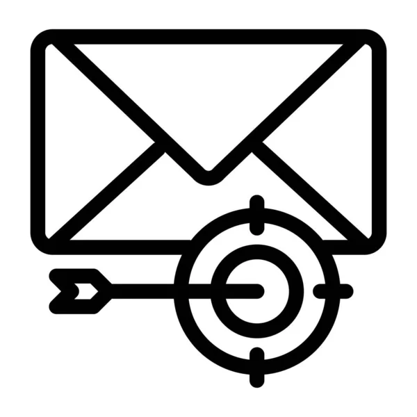 Icono Correo Vector Ilustración — Archivo Imágenes Vectoriales