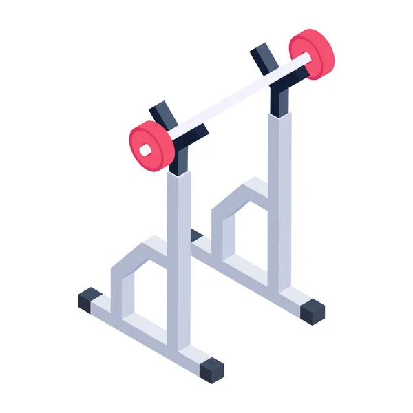Ikonen För Träningsredskap Isometrisk Fitness Sport Vektor Ikoner För Webbdesign — Stock vektor