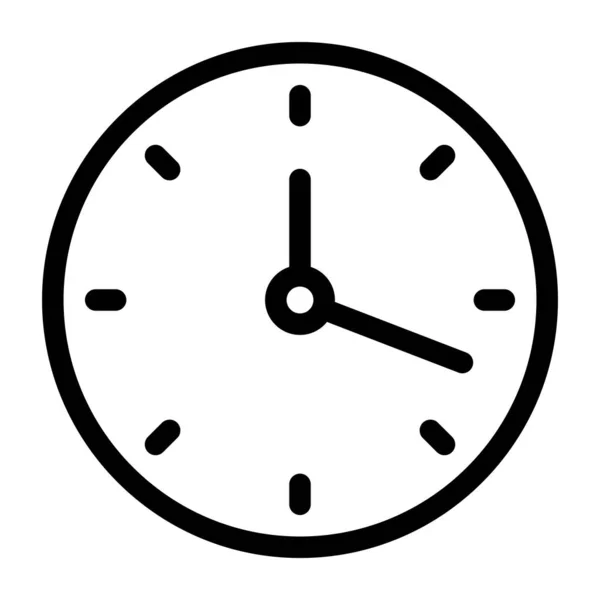 Ist Uhr Web Symbol Einfache Illustration — Stockvektor