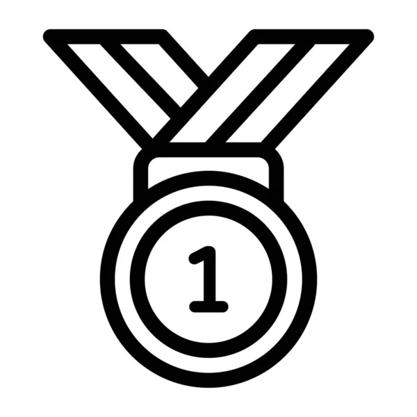 Médaille Icône Web Illustration Simple — Image vectorielle