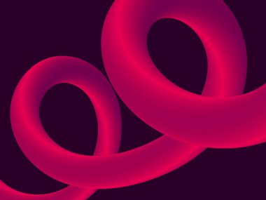 Açık pembe ve mor renkli bir daire ile soyut arkaplan