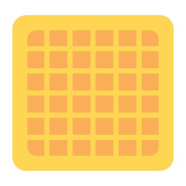 Waffle web simgesi basit tasarım 