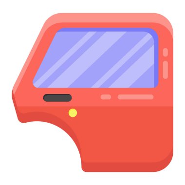 cep telefonu düz vektör simgesi