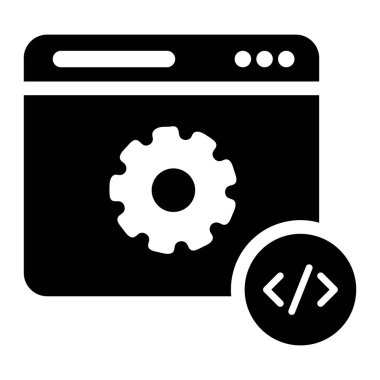 Web sayfası vektör simgesi