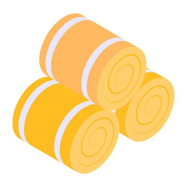 Sarı muz dilimlerinin vektör çizimi