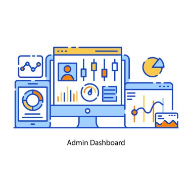 seo modern simgesinin vektör illüstrasyonu