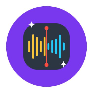 Moda biçimi izole edilmiş arkaplanda eşitleyici simgesi