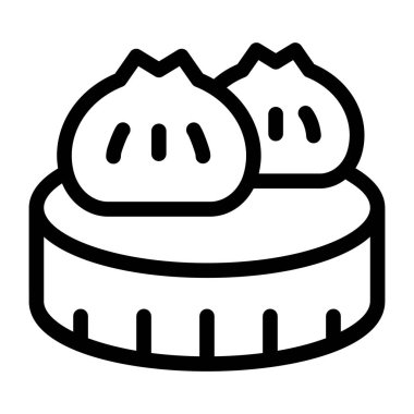 Tatlım. Web simgesi basit illüstrasyon