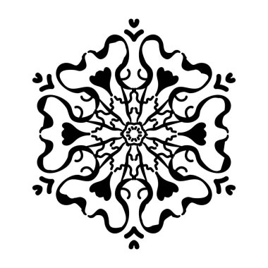 vektör soyut geometrik süs, modern tasarım ögesi, desen, doku, beyaz arkaplanda izole edilmiş