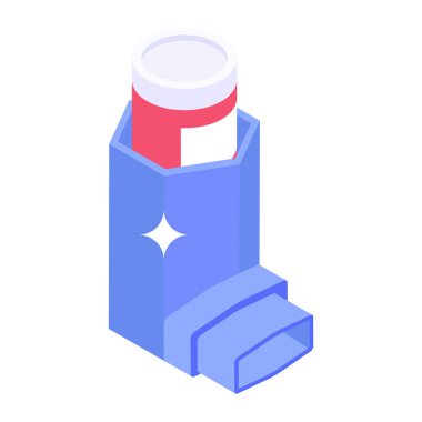 İzometrik su ikonu şişesi. vektör illüstrasyonu