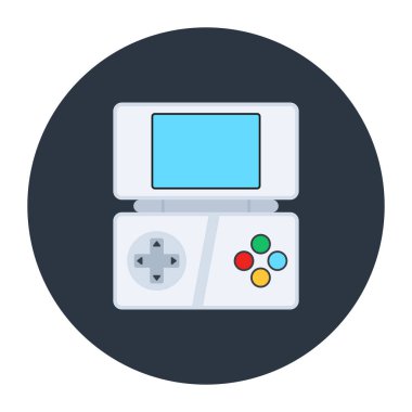 Video oyunu konsolu vektör illüstrasyon tasarımı