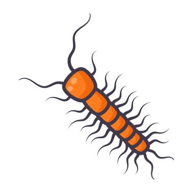 Hamamböceği ikonu. Böcek vektörü sembolünün izometrik stok illüstrasyonu.