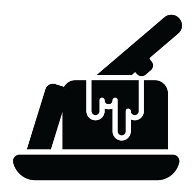 yiyecek web simgesi basit tasarım 