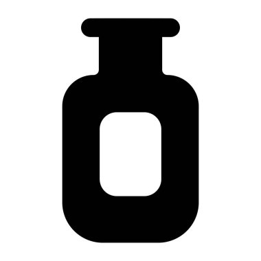 Şişe. Web simgesi basit illüstrasyon