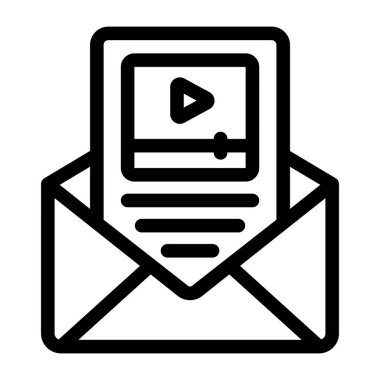 zarf web simgesi basit tasarımı