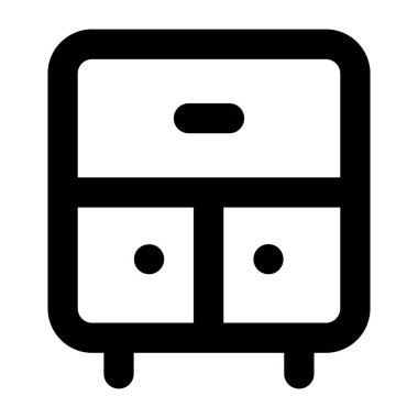 mobilya düz vektör simgesi